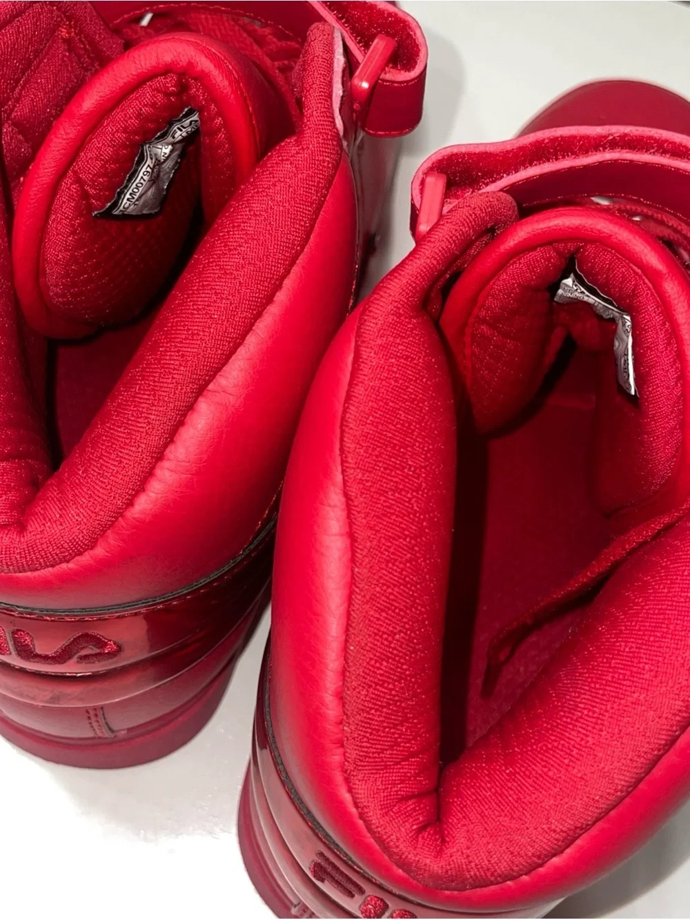 FILA Vulc 13 Chrome All Red High Top Men's Size 10.5 - Like New!